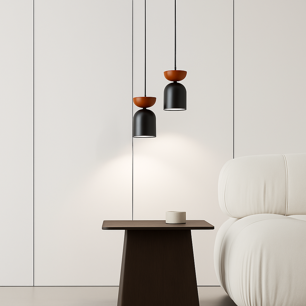 suspension moderne en cuivre pour décoration créative et personnalisée