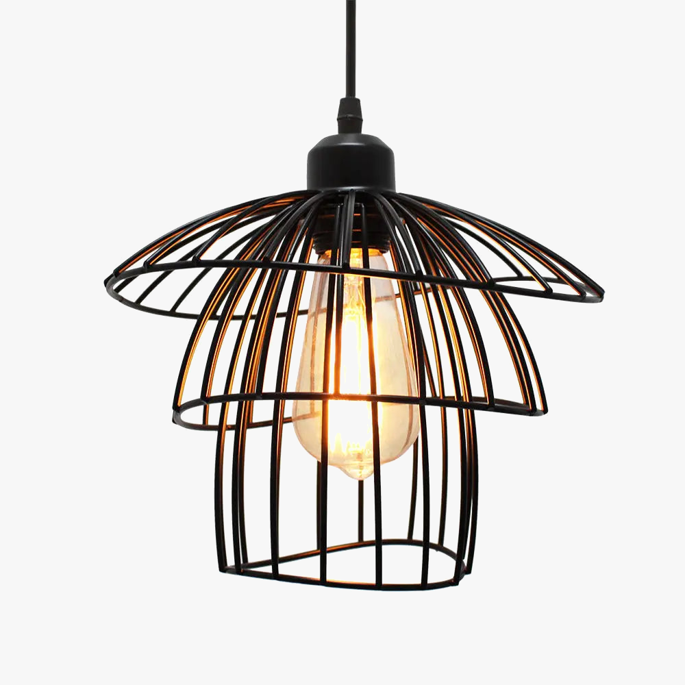 suspension moderne en fer rétro pour décoration intérieure