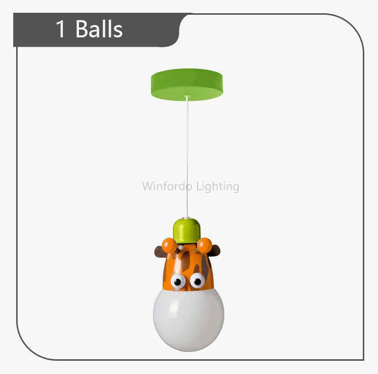 suspension moderne en forme de ballon pour enfants