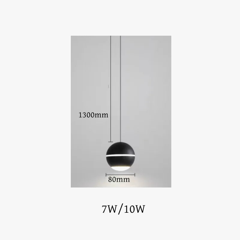 suspension moderne en forme de boule pour café bar