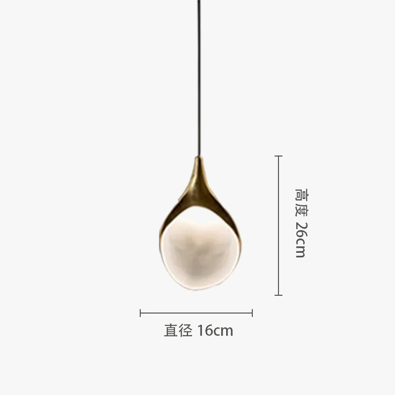 suspension moderne en forme de cuillère pour décoration rétro