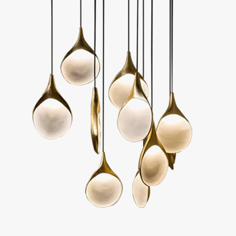 suspension moderne en forme de cuillère pour décoration rétro