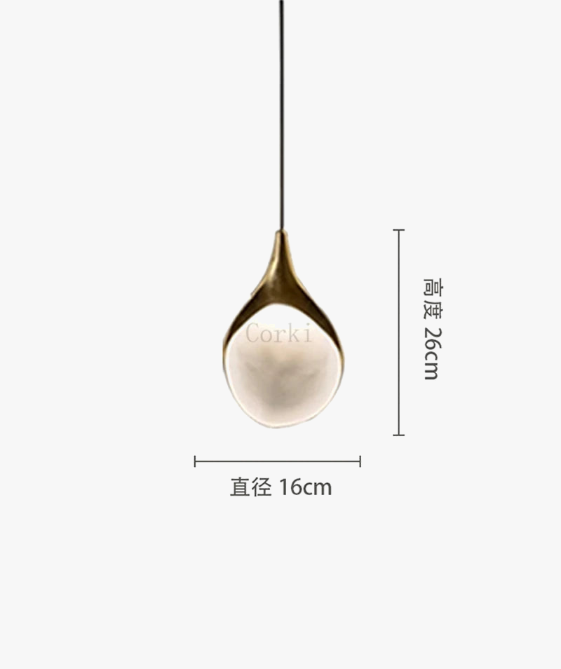 suspension moderne en forme de cuillère pour décoration rétro