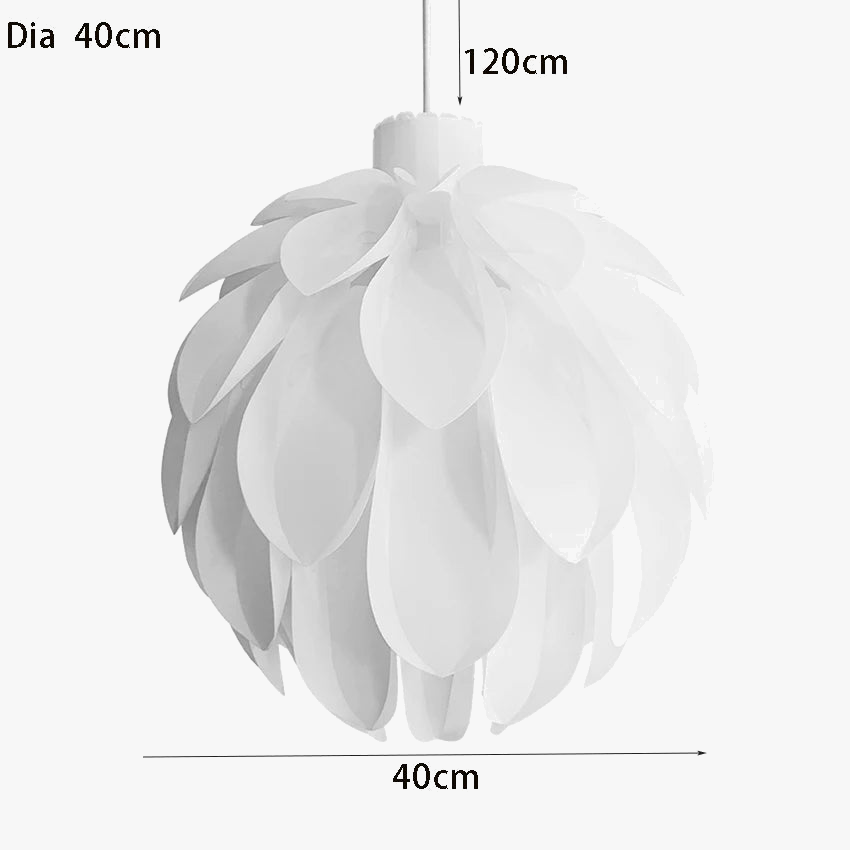 suspension moderne en forme de pomme de pin pour décoration créative