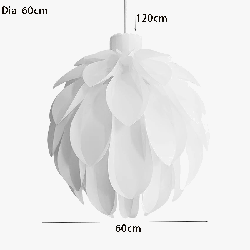 suspension moderne en forme de pomme de pin pour décoration créative