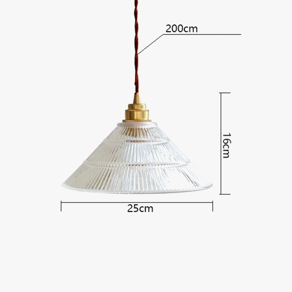 suspension moderne en laiton et verre pour décoration intérieure