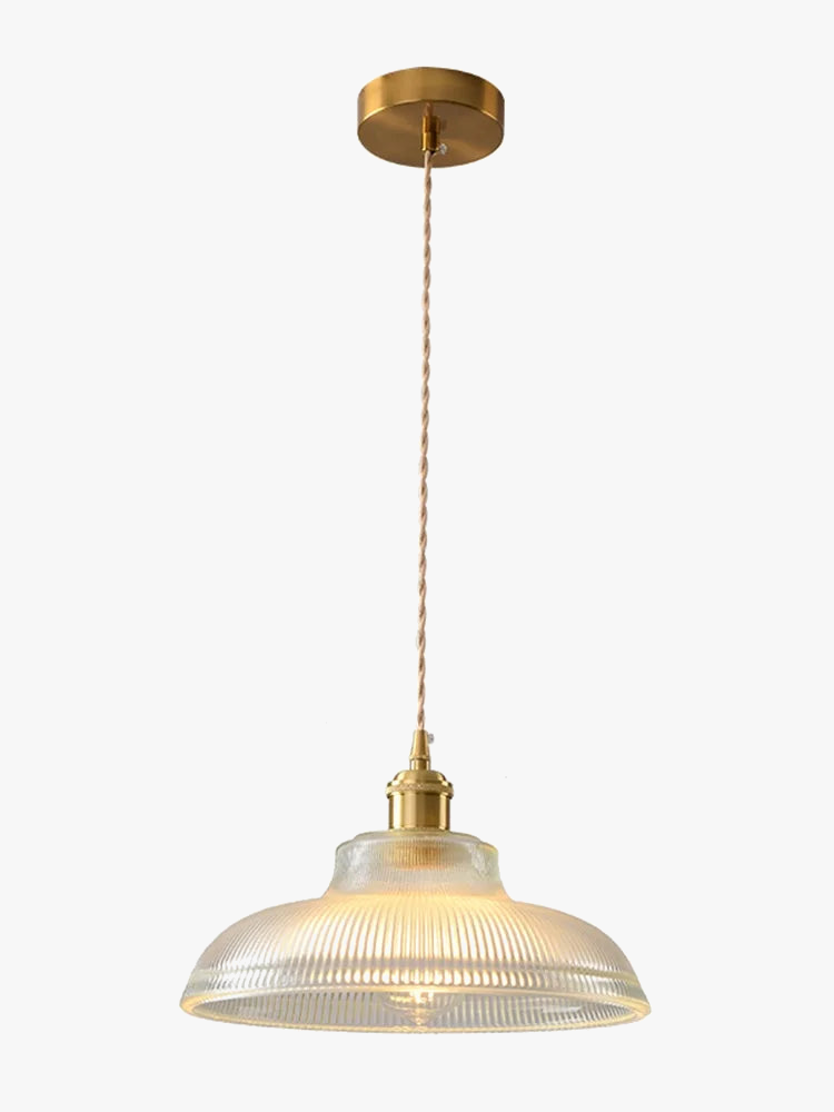suspension moderne en laiton et verre pour intérieur
