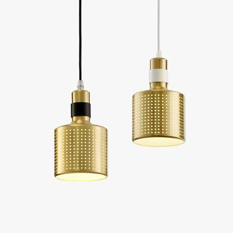 suspension moderne en laiton pour décoration intérieure style industriel