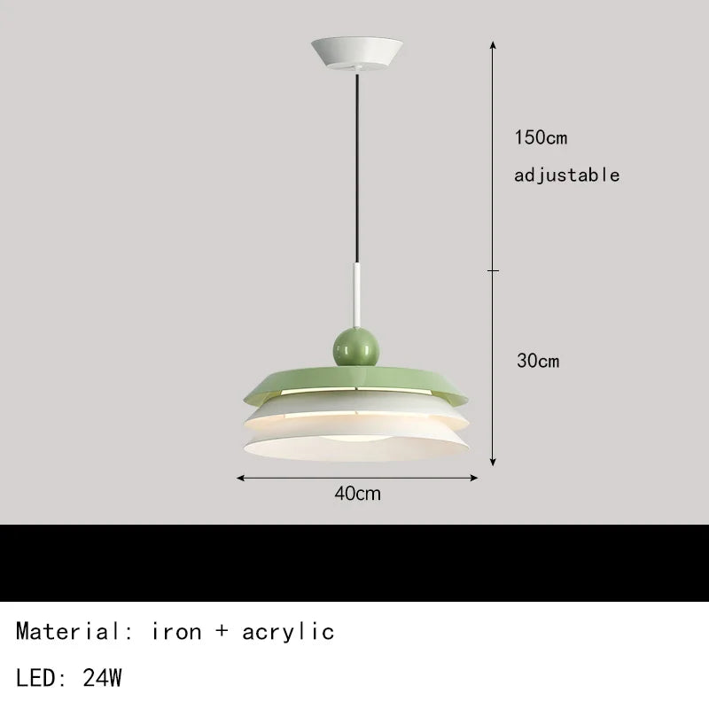 suspension moderne en métal avec intensité réglable pour éclairage intérieur