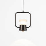suspension moderne en métal avec projecteur rotatif réglable