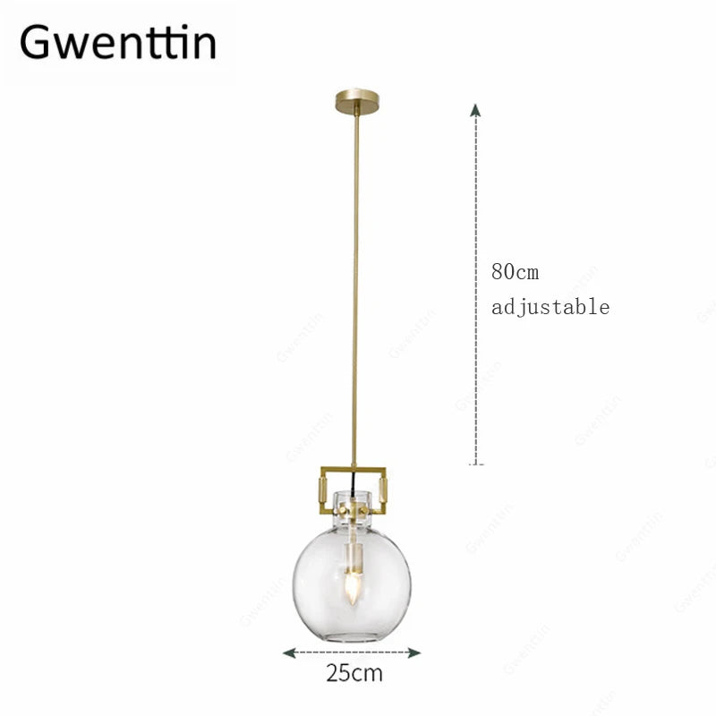 suspension moderne en métal et verre style industriel décor intérieur