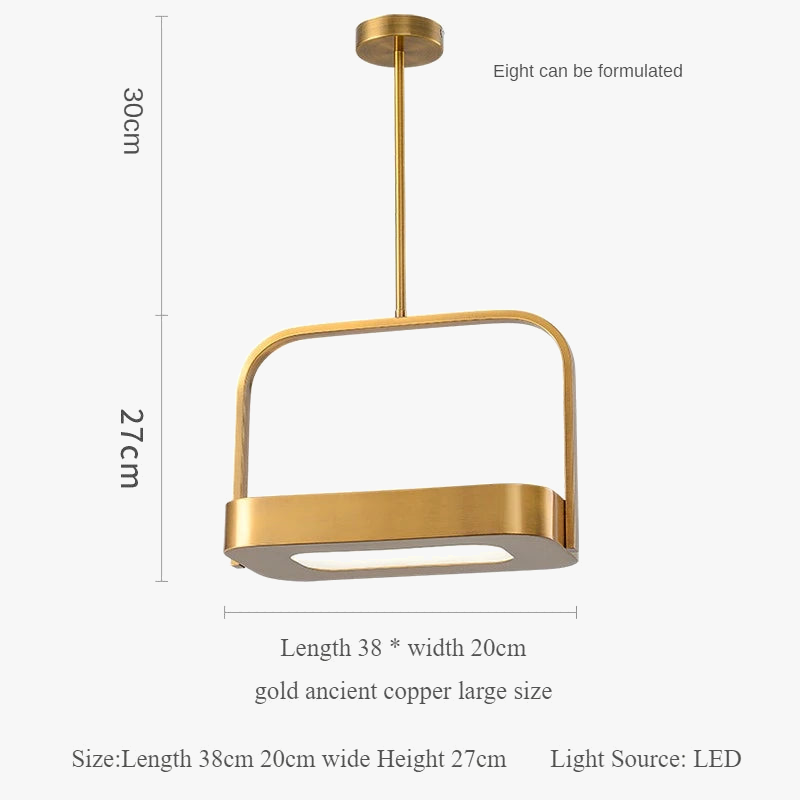 suspension moderne en métal pour décoration intérieure créative