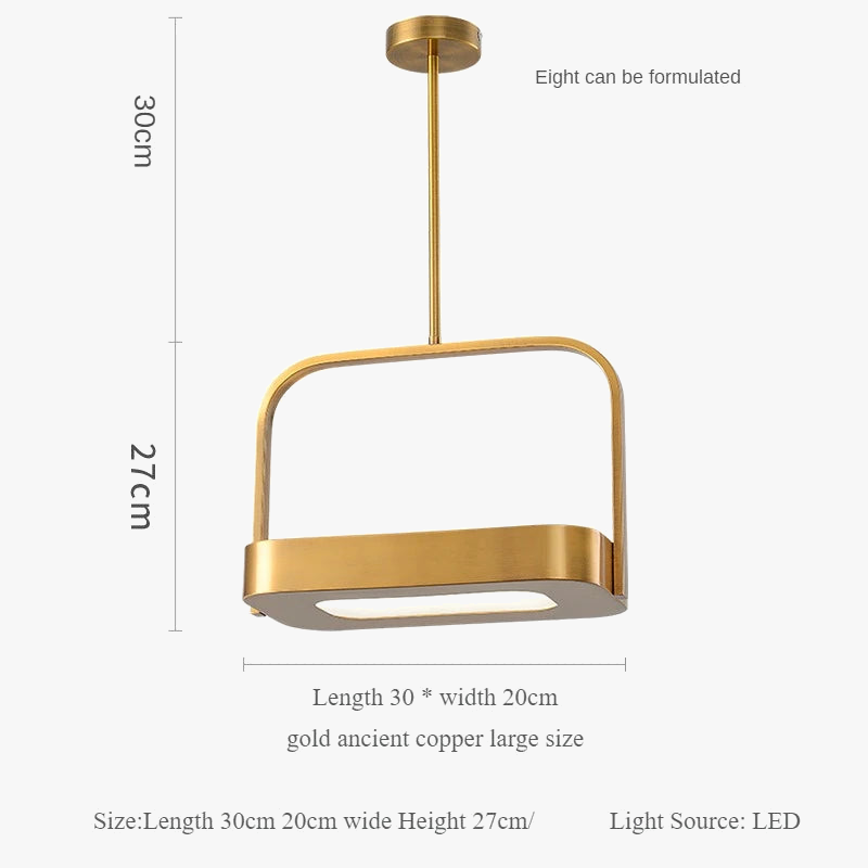 suspension moderne en métal pour décoration intérieure créative
