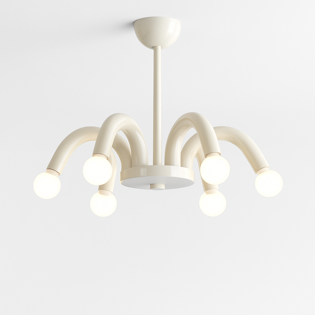 suspension moderne en métal style art déco
