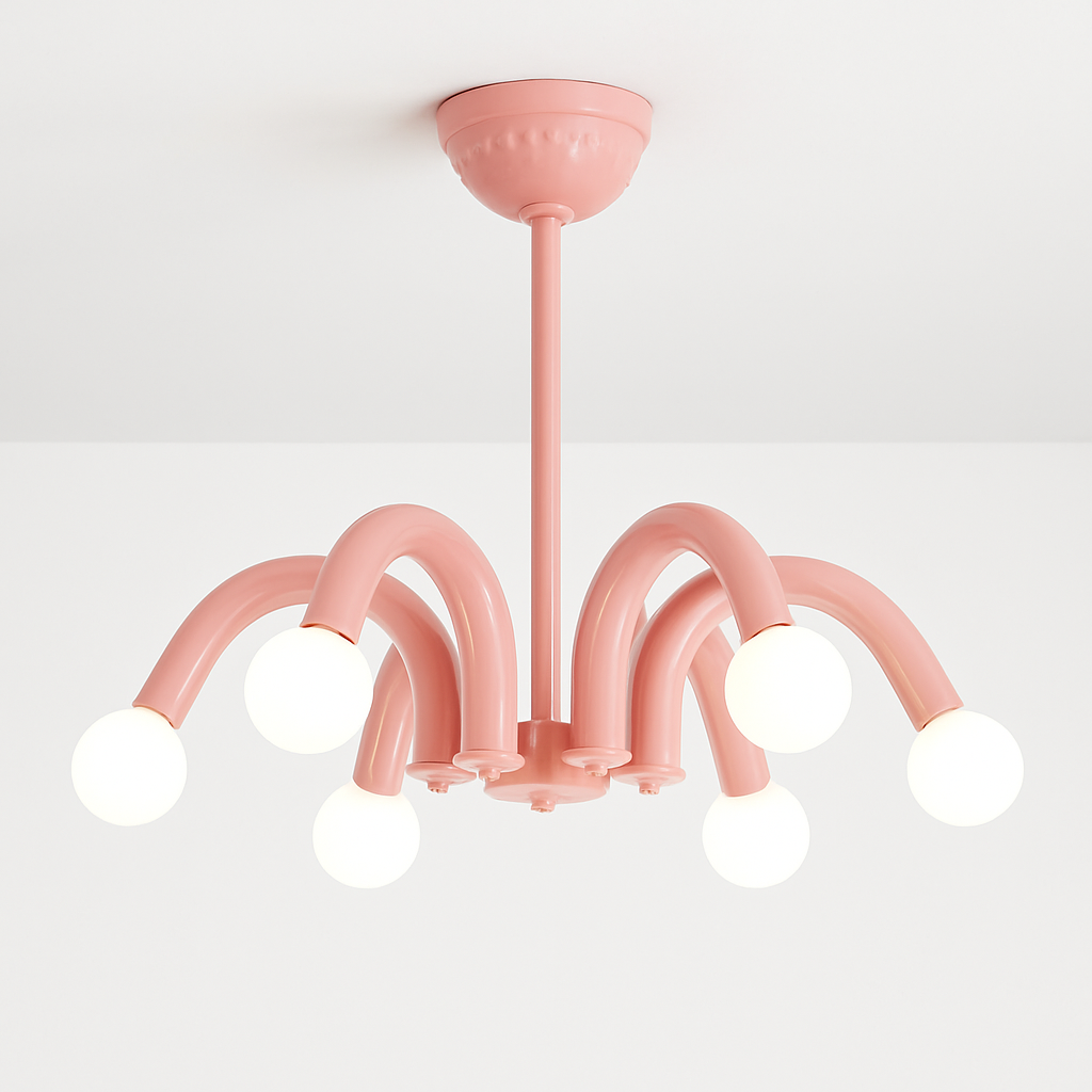 suspension moderne en métal style art déco