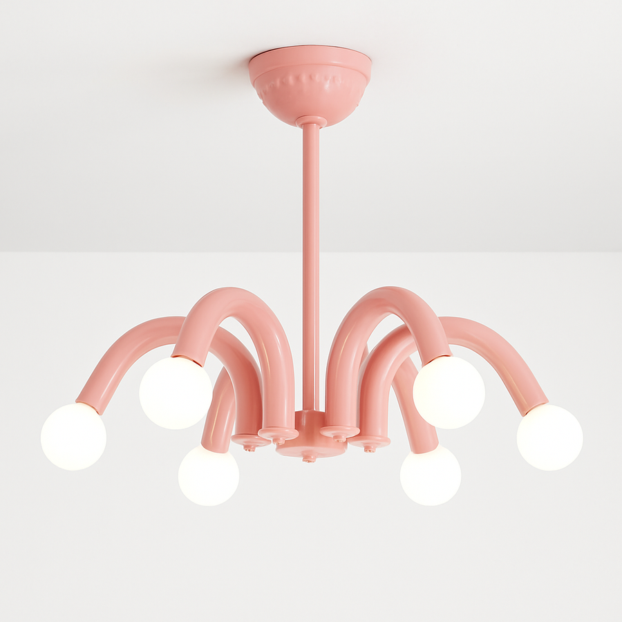suspension moderne en métal style art déco