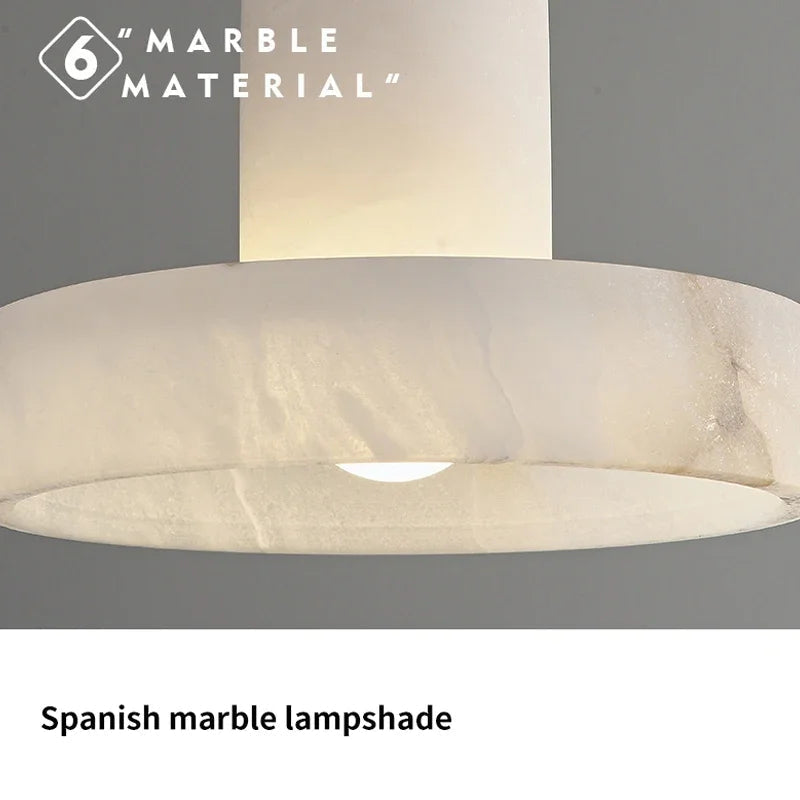 suspension moderne en marbre naturel pour décoration intérieure