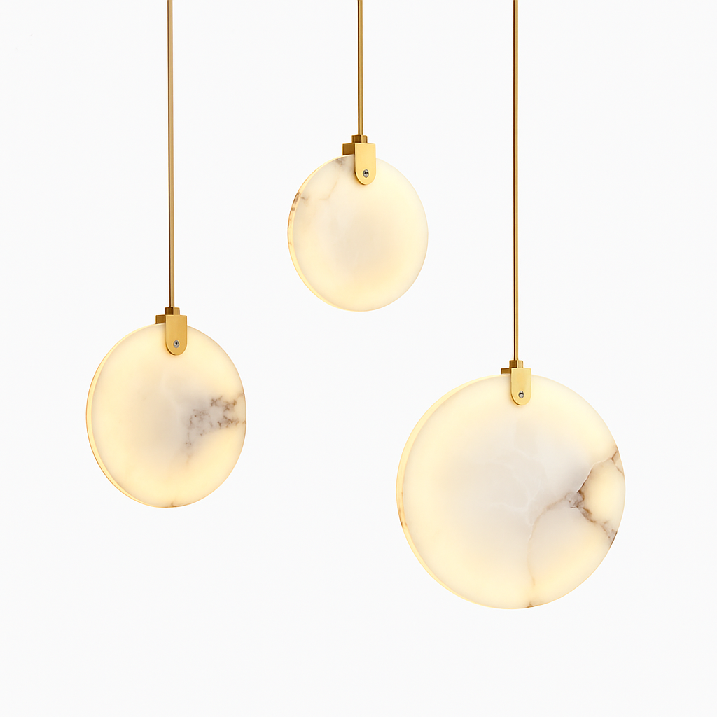 suspension moderne en marbre pour un intérieur élégant