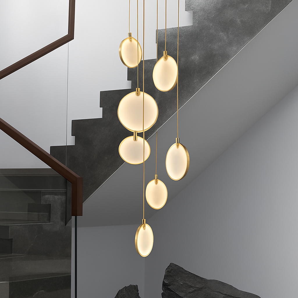 suspension moderne en marbre pour un intérieur élégant