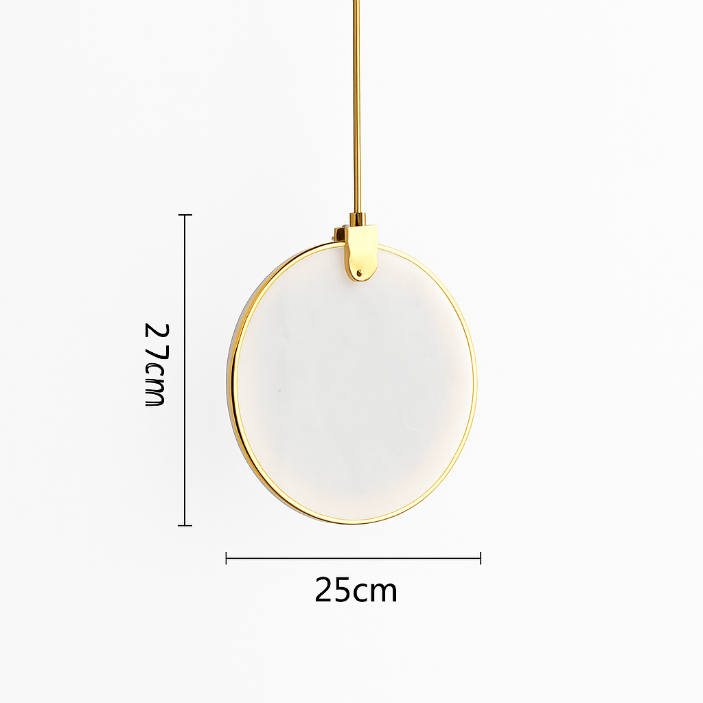 suspension moderne en marbre pour un intérieur élégant
