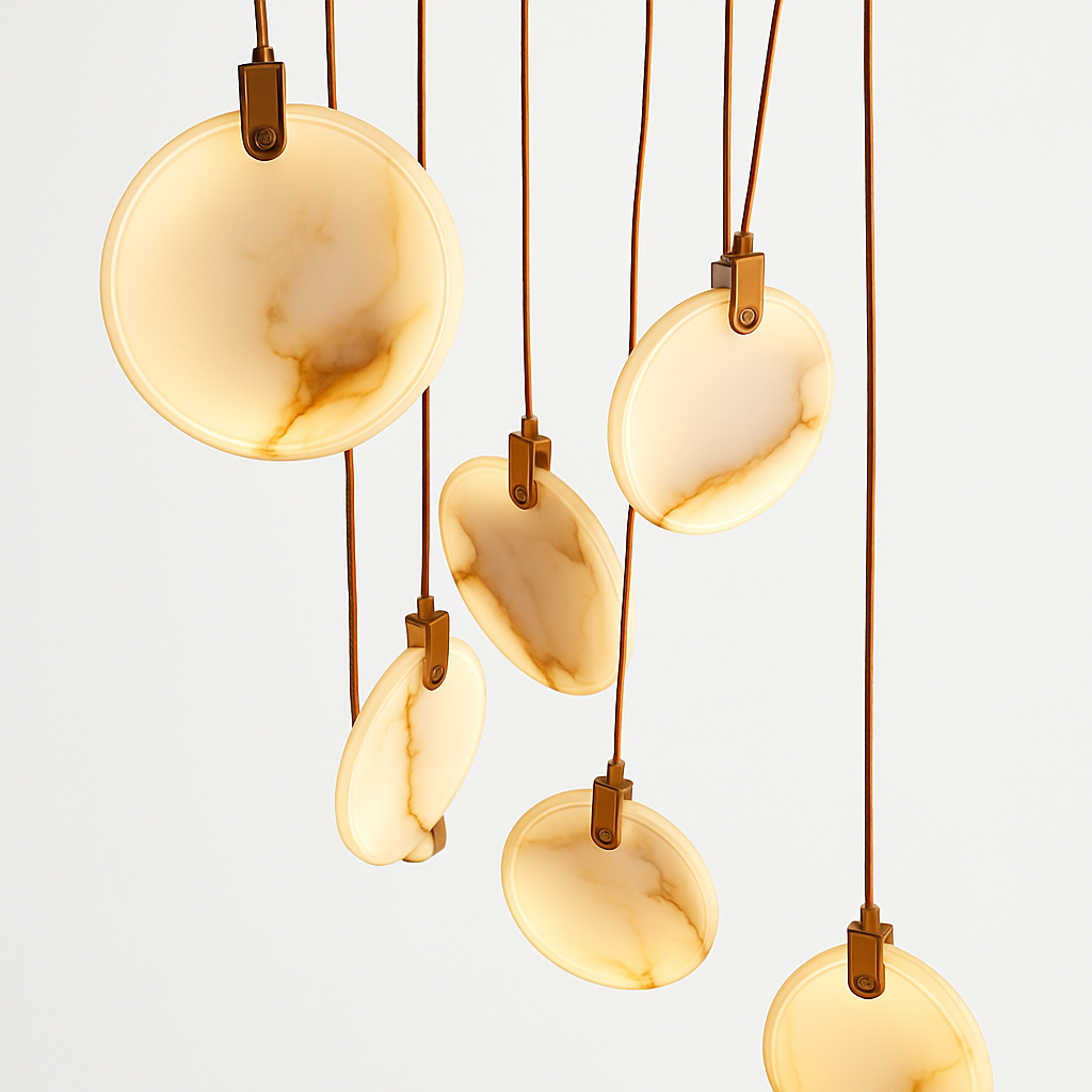 suspension moderne en marbre pour un intérieur élégant