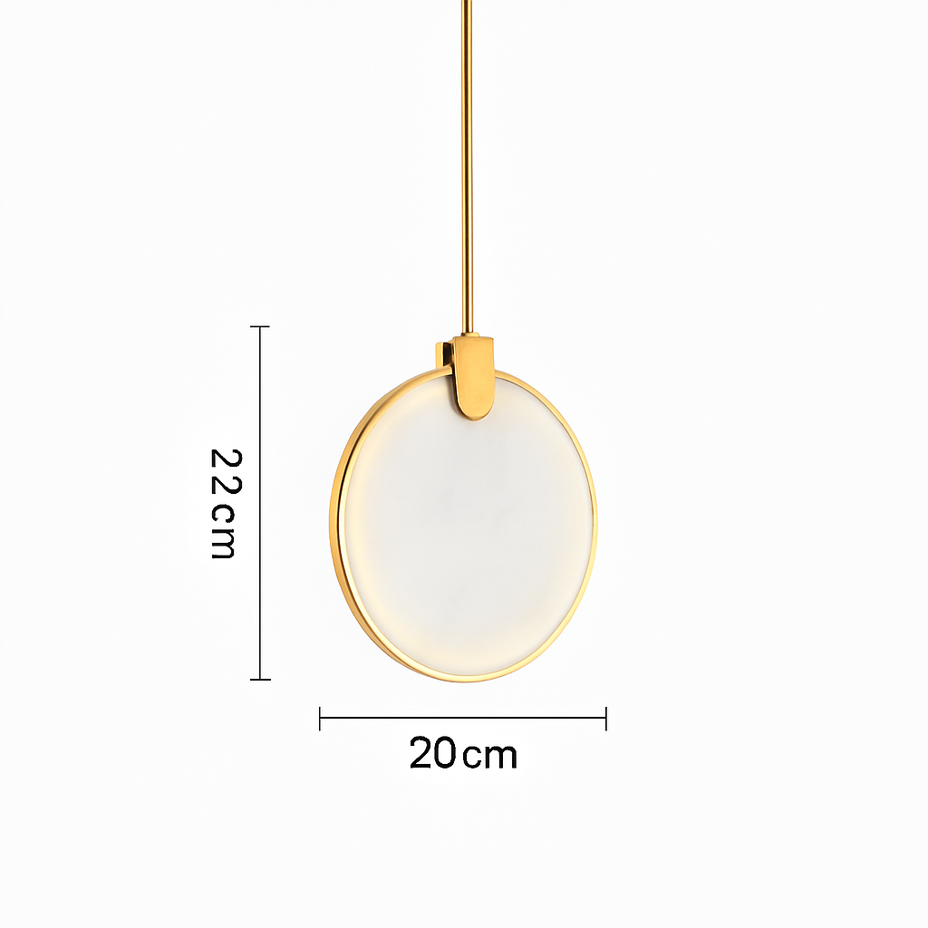 suspension moderne en marbre pour un intérieur élégant