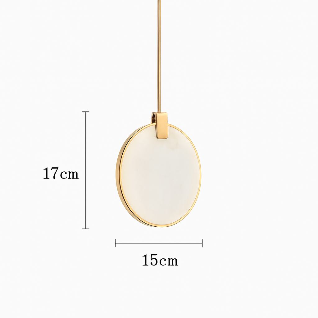 suspension moderne en marbre pour un intérieur élégant