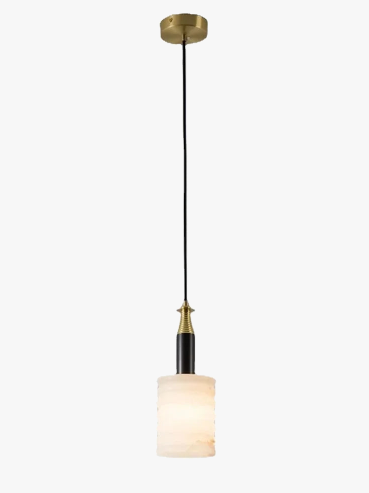 suspension moderne en pierre naturelle pour un éclairage minimaliste