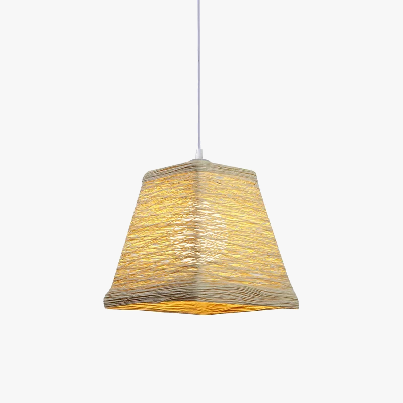suspension moderne en rotin pour décoration intérieure et extérieure