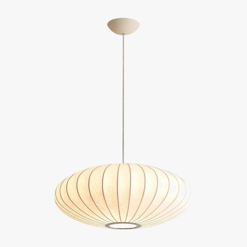 suspension moderne en soie style wabi sabi pour décoration intérieure