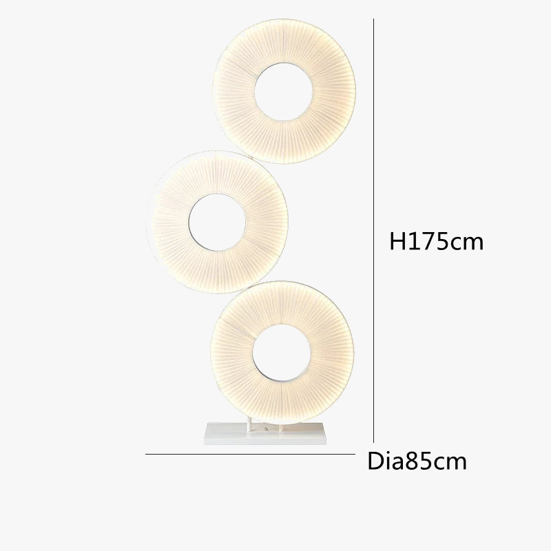 suspension moderne en tissu design pour intérieur élégant
