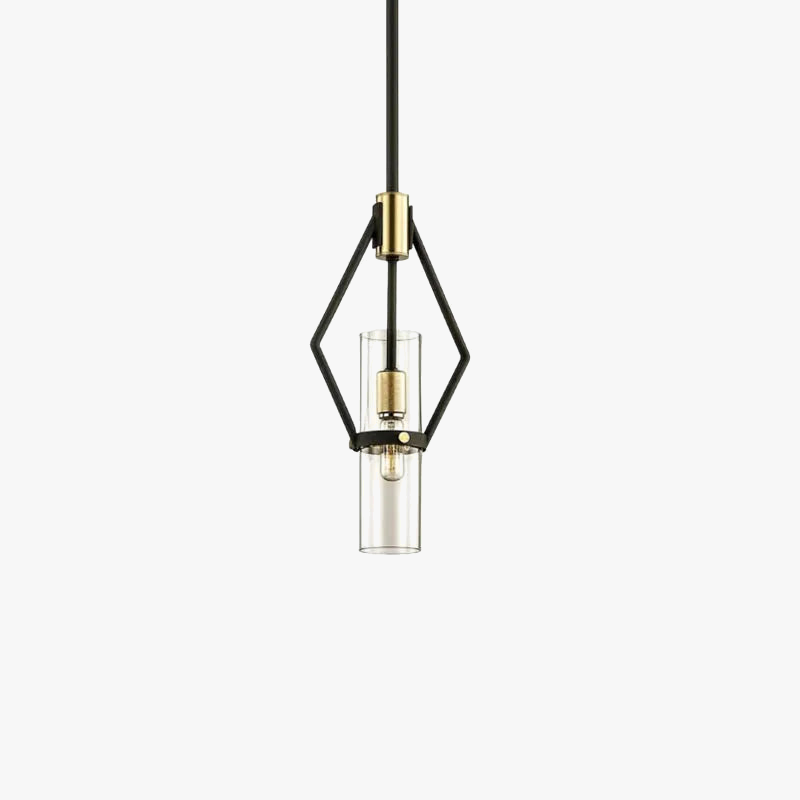 suspension moderne en verre avec cordon réglable pour intérieur