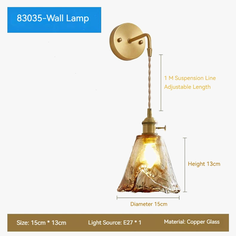 suspension moderne en verre avec led pour décoration intérieure