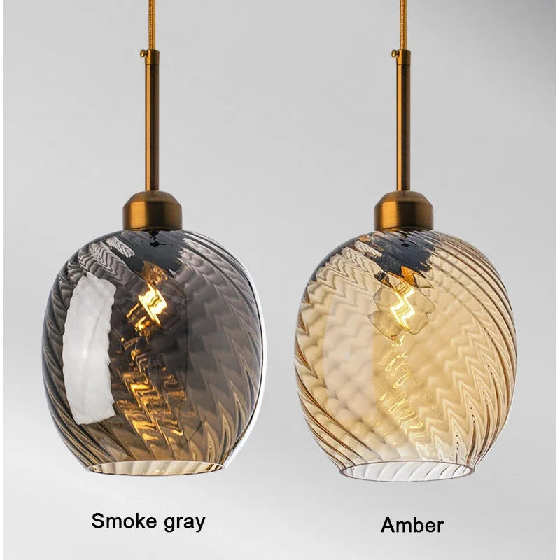 suspension moderne en verre design pour décoration intérieure