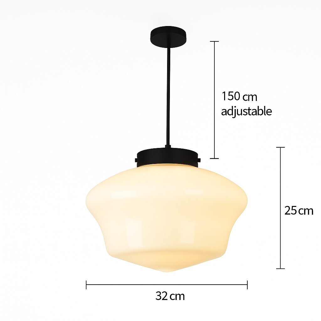 suspension moderne en verre à led pour intérieur élégant
