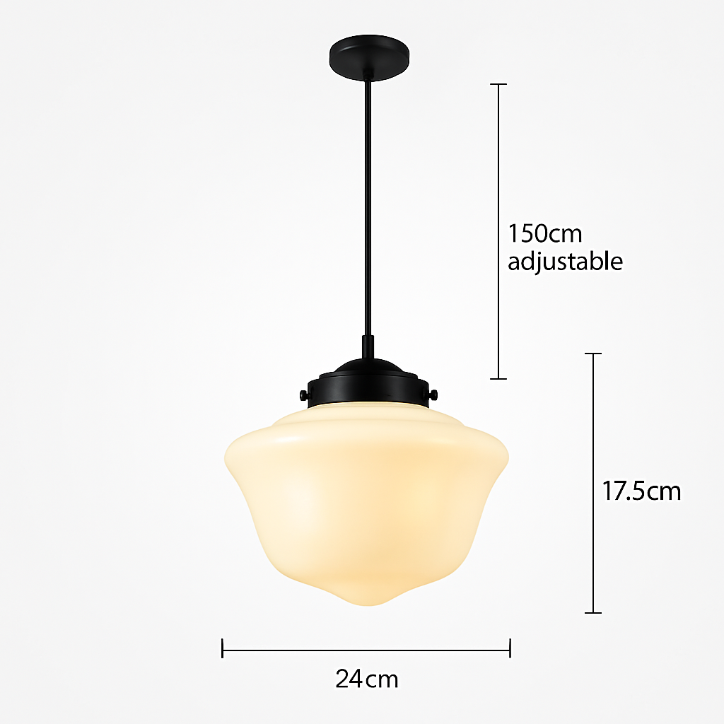 suspension moderne en verre à led pour intérieur élégant