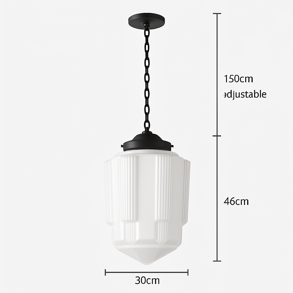 suspension moderne en verre à led pour intérieur élégant
