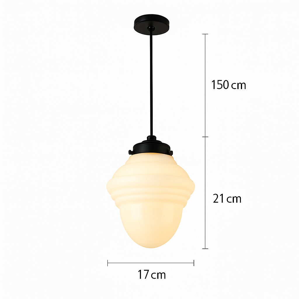 suspension moderne en verre à led pour intérieur élégant
