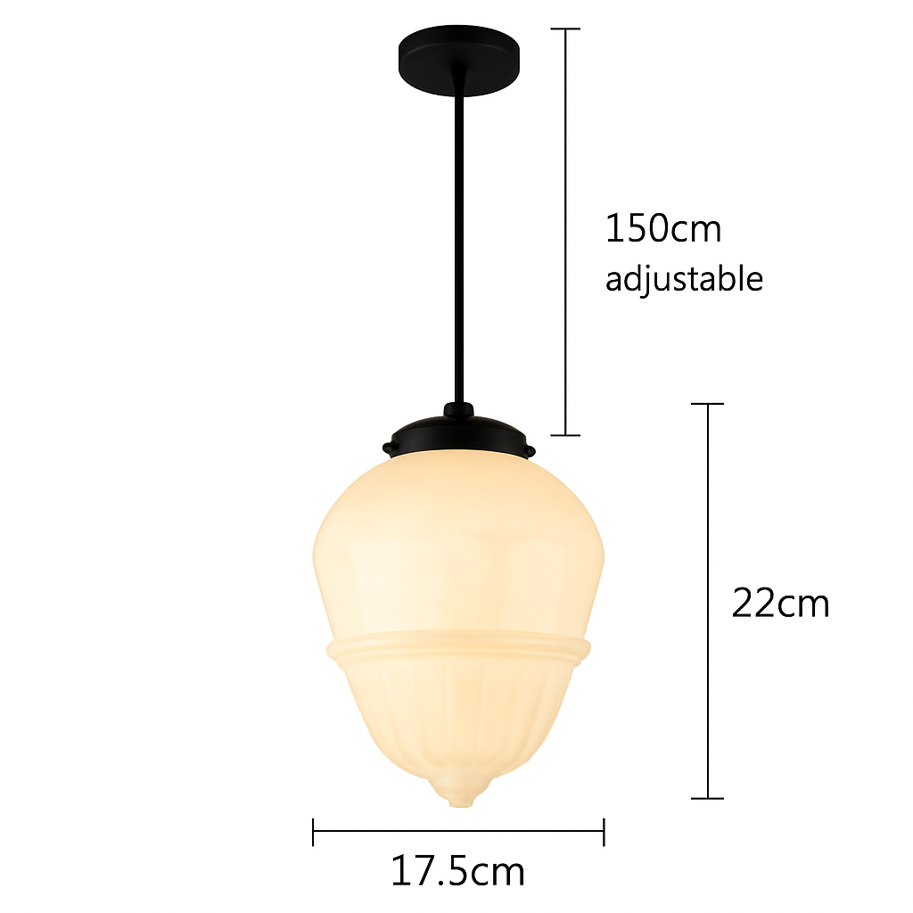 suspension moderne en verre à led pour intérieur élégant
