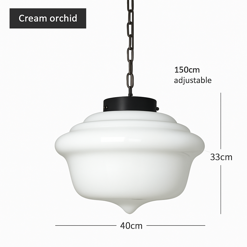 suspension moderne en verre à led pour intérieur élégant