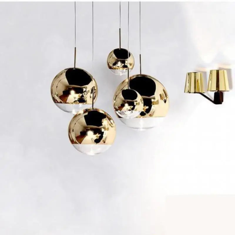 suspension moderne en verre pour café et bar
