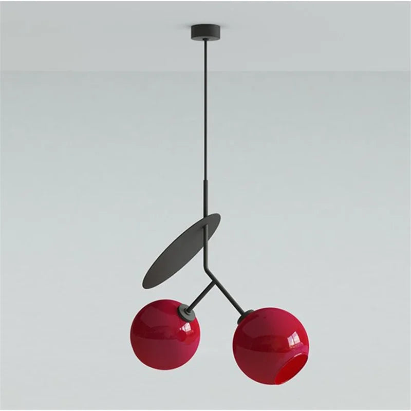 suspension moderne en verre pour décoration intérieure créative