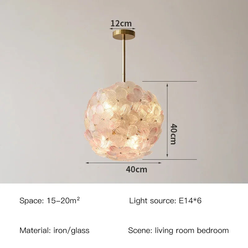 suspension moderne en verre pour décoration intérieure design rétro