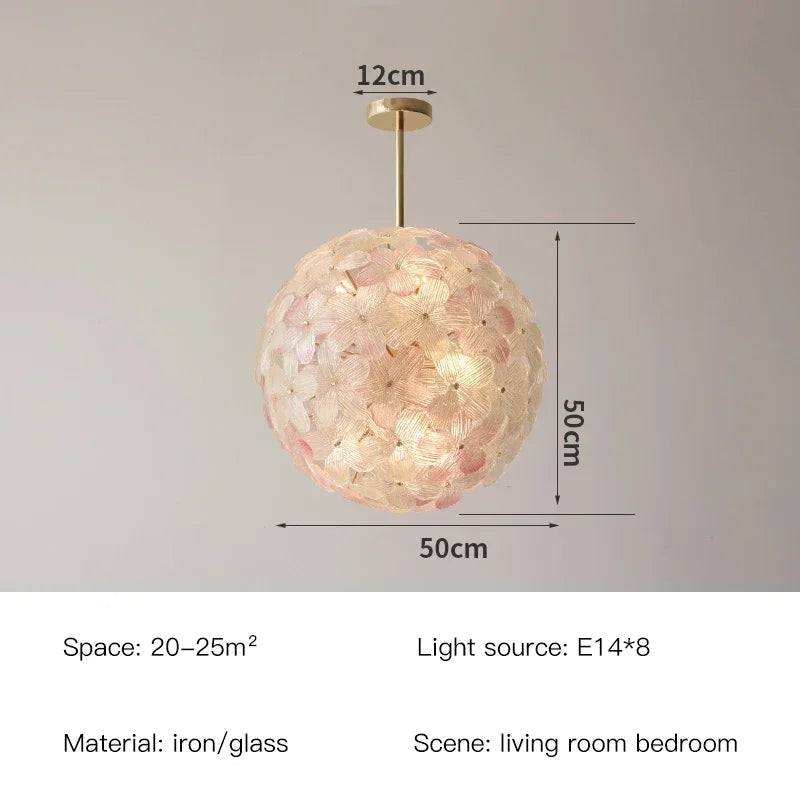 suspension moderne en verre pour décoration intérieure design rétro