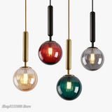 suspension moderne en verre pour décoration intérieure élégante