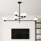 suspension moderne en verre pour décoration intérieure élégante