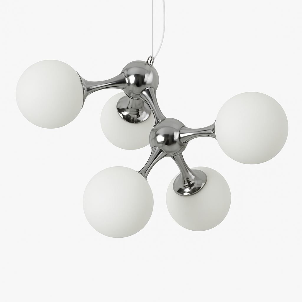 suspension moderne en verre pour décoration intérieure élégante et originale