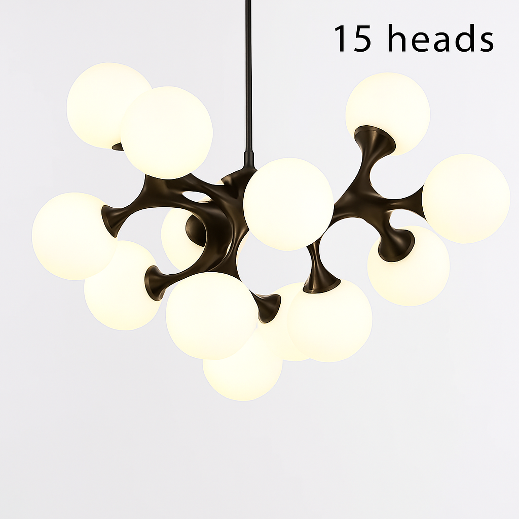 suspension moderne en verre pour décoration intérieure élégante et originale