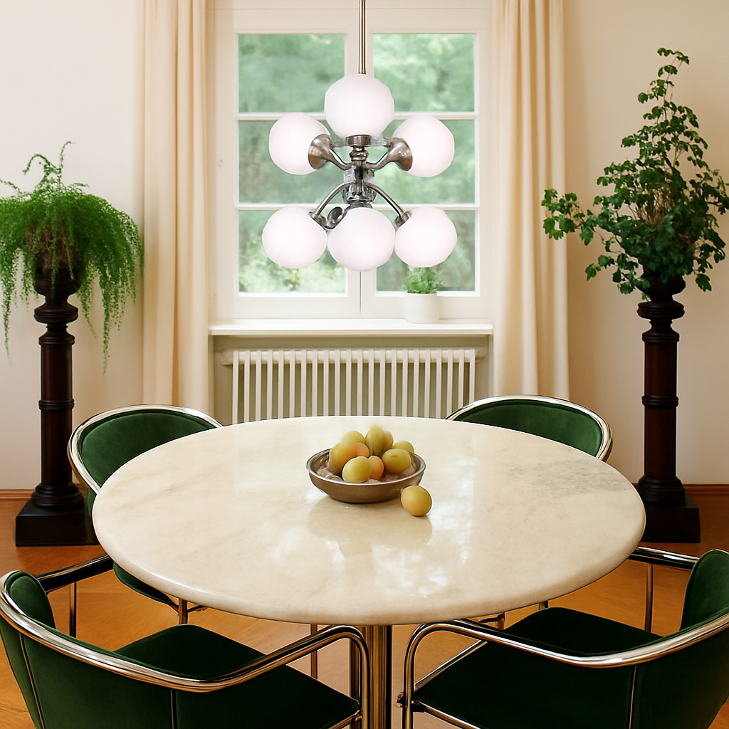suspension moderne en verre pour décoration intérieure élégante et originale