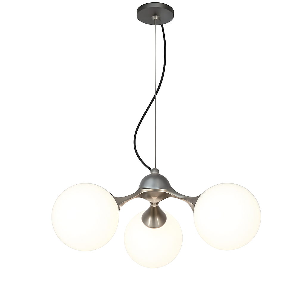 suspension moderne en verre pour décoration intérieure élégante et originale